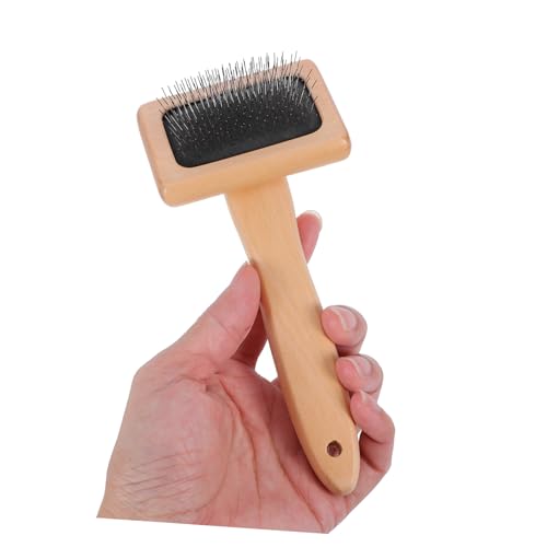 HEALSOPTHY Hand Carders aus Holz und Eisen Draht Robust Langlebig für Handwolle Nadelfilz Karden Vielseitig für DIY Filzprojekte Haustierpflege Geeignet von HEALSOPTHY