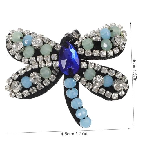 HEALSOPTHY Handgefertigter Perlen Drachenfalter Aufnäher Bestickter DIY Kleidung Patches für Schuhe Jacken Rucksäcke Modische Reparatur und Dekoration HEALSOPTHY Handgefertigter Perlen Drachenfalter Aufnäher Bestickter DIY Kleidung Patches für Schuhe Jacken Rucksäcke Modische Reparatur und Dekoration von HEALSOPTHY