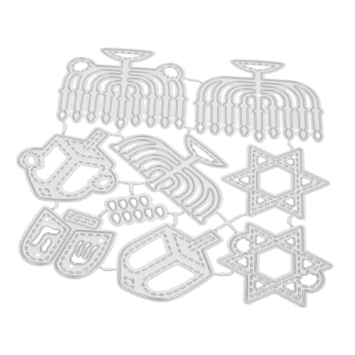 HEALSOPTHY Hanukkah Metall Stanzschablonen Langlebige Filigrane Stanzformen für DIY Basteln Scrapbooking Albumdekoration Kartenherstellung Sicherer Metall Stanzrahmen für Kreative Hanukkah HEALSOPTHY Hanukkah Metall Stanzschablonen Langlebige Filigrane Stanzformen für DIY Basteln Scrapbooking Albumdekoration Kartenherstellung Sicherer Metall Stanzrahmen für Kreative Hanukkah von HEALSOPTHY