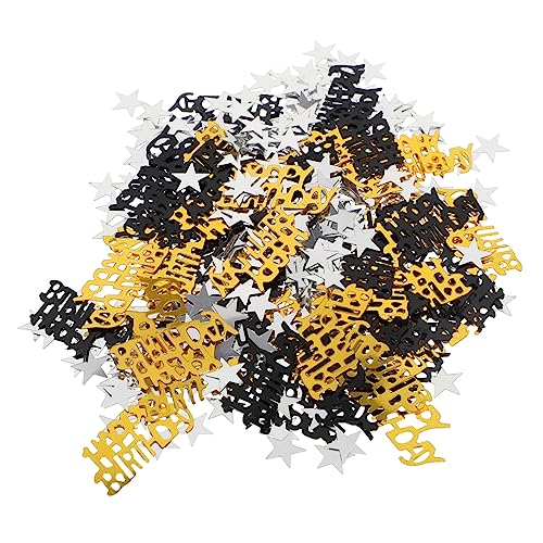 HEALSOPTHY Happy Birthday Konfetti Schwarzes und Goldenes Tischdekoration für Geburtstagsfeiern Leichtes und Sicheres Material für Unvergessliche und Fotos Partybedarf HEALSOPTHY Happy Birthday Konfetti Schwarzes und Goldenes Tischdekoration für Geburtstagsfeiern Leichtes und Sicheres Material für Unvergessliche und Fotos Partybedarf von HEALSOPTHY