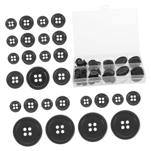 HEALSOPTHY Harzknöpfe Runde Anzugknöpfe für Herrenmode Hochwertige Nähknöpfe mit Aufbewahrungsbox für DIY Nähprojekte und Reparaturen HEALSOPTHY Harzknöpfe Runde Anzugknöpfe für Herrenmode Hochwertige Nähknöpfe mit Aufbewahrungsbox für DIY Nähprojekte und Reparaturen von HEALSOPTHY