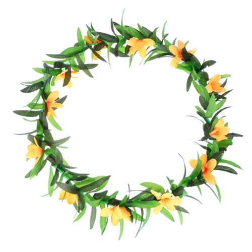 HEALSOPTHY Hawaiian Leis Halskette mit Simulierten Phalaenopsis Blumen Sommerblüten Kranz für Tropische Strandpartys Leicht und Bequem für Luau und Kostümpartys Gelbe Blumen HEALSOPTHY Hawaiian Leis Halskette mit Simulierten Phalaenopsis Blumen Sommerblüten Kranz für Tropische Strandpartys Leicht und Bequem für Luau und Kostümpartys Gelbe Blumen von HEALSOPTHY