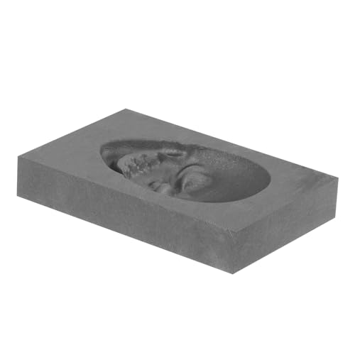 HEALSOPTHY Hochdichte Graphit Gussform Schädel Barrenform Gießform für Gold Silber Kupfer Schmelzen DIY Gusswerkzeug mit Hervorragender Wärmeleitfähigkeit und Verschleißfestigkeit HEALSOPTHY Hochdichte Graphit Gussform Schädel Barrenform Gießform für Gold Silber Kupfer Schmelzen DIY Gusswerkzeug mit Hervorragender Wärmeleitfähigkeit und Verschleißfestigkeit von HEALSOPTHY