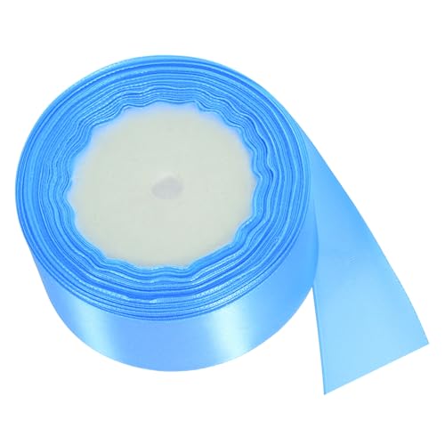 HEALSOPTHY Hochwertiges Geschenkband in Lebendigem Blauton Vielseitiges Schleifenband für DIY Bastelprojekte Party Hochzeitsdekoration Robustes Satinband zum Verpacken und Dekorieren von HEALSOPTHY