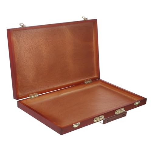 HEALSOPTHY Holz Malbox Handlich mit Tragegriff Robustem Holz Praktischer Farbkasten mit Auslaufsicherem Design Kompakt und Leicht zur Aufbewahrung von Pigmenten und Malutensilien HEALSOPTHY Holz Malbox Handlich mit Tragegriff Robustem Holz Praktischer Farbkasten mit Auslaufsicherem Design Kompakt und Leicht zur Aufbewahrung von Pigmenten und Malutensilien von HEALSOPTHY