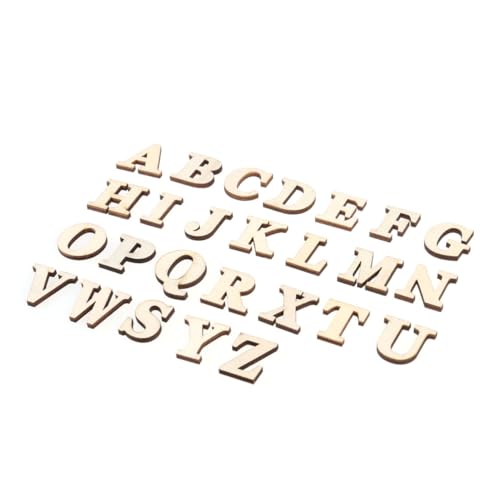 HEALSOPTHY Holzbuchstaben A Z Teilig Selbstklebend aus Boxwood für Dekoration Fotografie Party Wand DIY Buchstaben Holz Alphabet Bastelbuchstaben von HEALSOPTHY