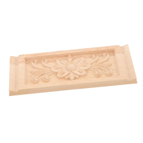 HEALSOPTHY Holzornament Möbel Applique Retro Möbeldekoration Geschnitzt Möbelverzierung für Schrank Tür DIY Vintage Holzverzierung Langlebig von HEALSOPTHY