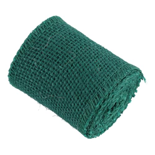 HEALSOPTHY Juteband Rolle Breit Dunkelgrün Natürliche Textur Vielseitig für Weihnachtsdeko Geschenkverpackung und DIY Kränze Umweltfreundlich HEALSOPTHY Juteband Rolle Breit Dunkelgrün Natürliche Textur Vielseitig für Weihnachtsdeko Geschenkverpackung und DIY Kränze Umweltfreundlich von HEALSOPTHY