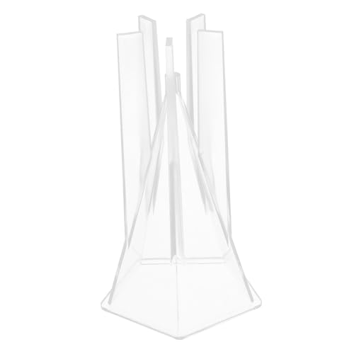 HEALSOPTHY Kegelförmige Acryl Kerzenform für DIY Projekte Multifunktionale und Kerzengießform Transparentes Design Langlebiges Material für Aromatherapie von HEALSOPTHY