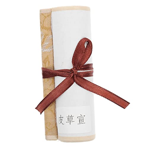 HEALSOPTHY Kleine Kalligraphie Leere Schriftrolle für Chinesische Malerei und Wanddekoration für Home Office Vielseitig Einsetzbar zum Schreiben und Zeichnen HEALSOPTHY Kleine Kalligraphie Leere Schriftrolle für Chinesische Malerei und Wanddekoration für Home Office Vielseitig Einsetzbar zum Schreiben und Zeichnen von HEALSOPTHY