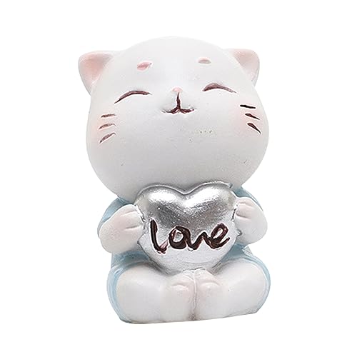 HEALSOPTHY Kuchendekoration Aus Harz Geformt Spielzeugkatze Dekorationen Gartenkatze Party Figuren Cartoon-kucheneinsatz Kätzchen Kuchen Topper Oh Süße Tortenaufleger Hallo Harzornament Blue HEALSOPTHY Kuchendekoration Aus Harz Geformt Spielzeugkatze Dekorationen Gartenkatze Party Figuren Cartoon-kucheneinsatz Kätzchen Kuchen Topper Oh Süße Tortenaufleger Hallo Harzornament Blue von HEALSOPTHY