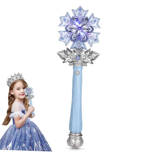 HEALSOPTHY Leuchtender Zauberstab Mit Nebeleffekt Für Junge Mädchen Eiskönigin-inspiriertes Kostümzubehör Musik Und Licht Für Prinzessinnen Und Partys Geschenkbox HEALSOPTHY Leuchtender Zauberstab Mit Nebeleffekt Für Junge Mädchen Eiskönigin-inspiriertes Kostümzubehör Musik Und Licht Für Prinzessinnen Und Partys Geschenkbox von HEALSOPTHY