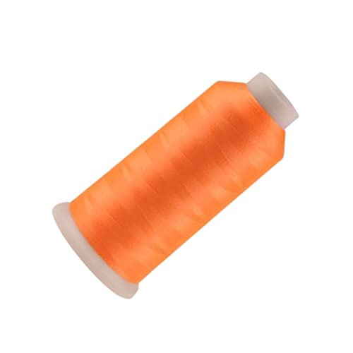 HEALSOPTHY Leuchtendes Nähgarn Yards Fluoreszierendes Stickgarn in Orange für Projekte für Babykleidung Taschen und Mehr Umweltfreundliches Material Leuchtet von HEALSOPTHY