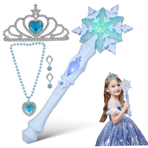 HEALSOPTHY Leuchtstab Handheld Glitzer Zauberstab Party Lichtstab für Atmosphäre Blau Farbverlauf Mädchen LED Flashing HEALSOPTHY Leuchtstab Handheld Glitzer Zauberstab Party Lichtstab für Atmosphäre Blau Farbverlauf Mädchen LED Flashing von HEALSOPTHY