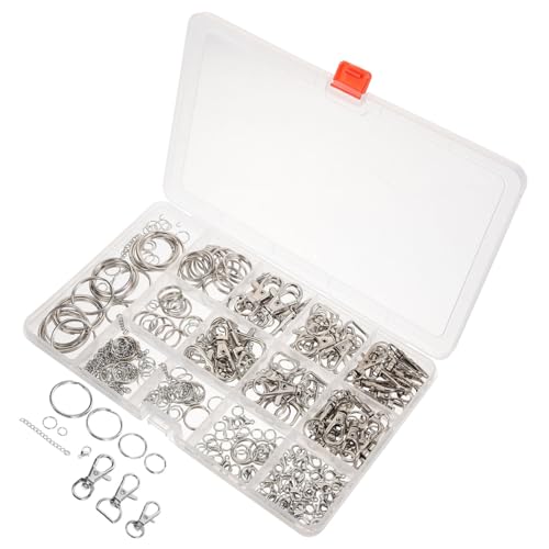 HEALSOPTHY Lobster Clasps für Schmuckherstellung mit Karabinerverschlüssen Biegeringen und Zubehör für DIY Projekte für Halsketten Armbänder und Ohrringe HEALSOPTHY Lobster Clasps für Schmuckherstellung mit Karabinerverschlüssen Biegeringen und Zubehör für DIY Projekte für Halsketten Armbänder und Ohrringe von HEALSOPTHY