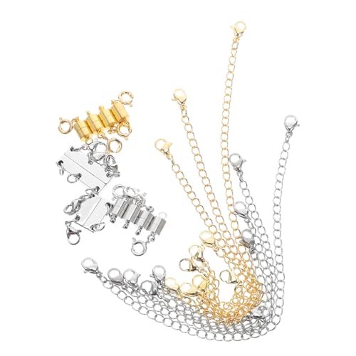 HEALSOPTHY Magnetische Zubehörschnalle Magnetischer Schmuckverschluss Magnetische Schmuckverschlüsse Kettenverlängerungen Halskettenschichtverschlussabschlepper Multi -halskette Eisen HEALSOPTHY Magnetische Zubehörschnalle Magnetischer Schmuckverschluss Magnetische Schmuckverschlüsse Kettenverlängerungen Halskettenschichtverschlussabschlepper Multi -halskette Eisen von HEALSOPTHY