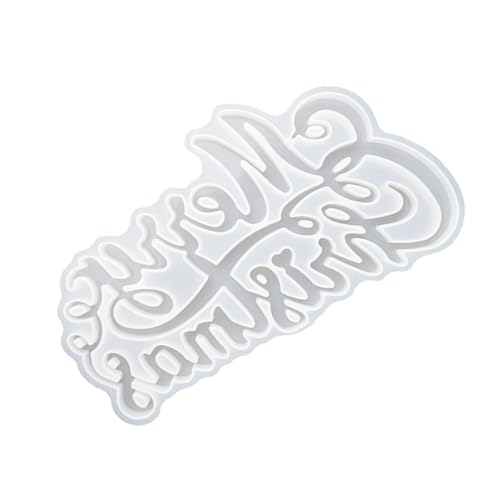 HEALSOPTHY Merry Christmas Silikonform Buchstaben DIY Epoxidharz Gießform Flexibel Transparent Wiederverwendbar für Kreative Weihnachtsdeko Basteln HEALSOPTHY Merry Christmas Silikonform Buchstaben DIY Epoxidharz Gießform Flexibel Transparent Wiederverwendbar für Kreative Weihnachtsdeko Basteln von HEALSOPTHY