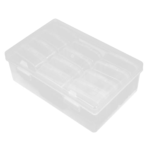 HEALSOPTHY Mini Aufbewahrungsbox Transparent aus Robustem Kunststoff mit Mehreren Fächern Vielseitiger Schmuck und Perlen Organizer Kompakt und Tragbar für DIY Zubehör und Kleinteile HEALSOPTHY Mini Aufbewahrungsbox Transparent aus Robustem Kunststoff mit Mehreren Fächern Vielseitiger Schmuck und Perlen Organizer Kompakt und Tragbar für DIY Zubehör und Kleinteile von HEALSOPTHY