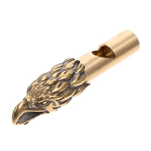 HEALSOPTHY Mini Messing Outdoor Trillerpfeife Anhänger mit Klarem für Schiedsrichter Trainer Survival und Notfälle Tragbare Sicherheitspfeife als Schlüsselanhänger für Sport und Outdoor von HEALSOPTHY