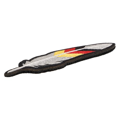 HEALSOPTHY Multi Funktionaler Patch mit Deutschlandflagge Kompakter Federförmiger Aufnäher Besticktes Abzeichen für Kleidung Rucksack und Hut Langlebig und Dekorativ HEALSOPTHY Multi Funktionaler Patch mit Deutschlandflagge Kompakter Federförmiger Aufnäher Besticktes Abzeichen für Kleidung Rucksack und Hut Langlebig und Dekorativ von HEALSOPTHY