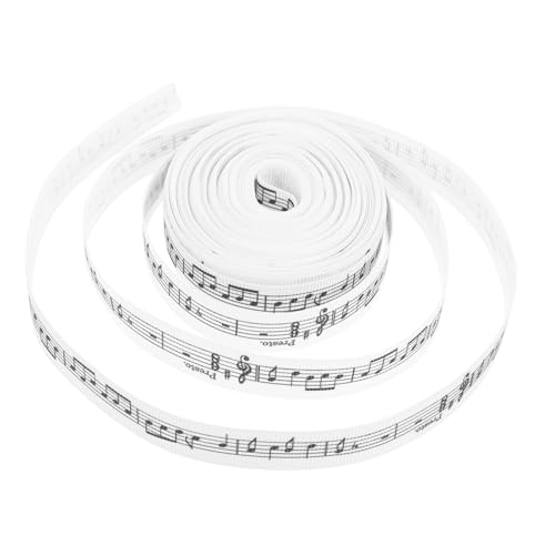 HEALSOPTHY Musikband Verzierungen für das Handwerk Feiertagsbänder Packband vorhanden Musiknotenbänder Musik-Party-Dekoration Blumenband festliches Band dekoratives Band Lehrerband Polyester HEALSOPTHY Musikband Verzierungen für das Handwerk Feiertagsbänder Packband vorhanden Musiknotenbänder Musik-Party-Dekoration Blumenband festliches Band dekoratives Band Lehrerband Polyester von HEALSOPTHY