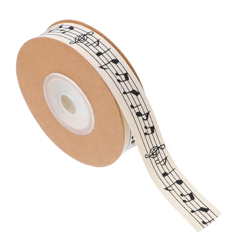 HEALSOPTHY Musiknoten Baumwollband Bunte Drucke für Bastelprojekte und Blumenverpackungen Vielseitig und Wiederverwendbar für Partys und Feiern HEALSOPTHY Musiknoten Baumwollband Bunte Drucke für Bastelprojekte und Blumenverpackungen Vielseitig und Wiederverwendbar für Partys und Feiern von HEALSOPTHY