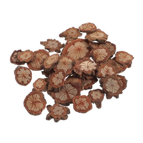 HEALSOPTHY Naturholzscheiben Packung für DIY Bastelbedarf Leichte Kompakte Holzverzierungen Rustikale Vintage Dekoration für Kunsthandwerk für Kreative Projekte und Wohnaccessoires von HEALSOPTHY