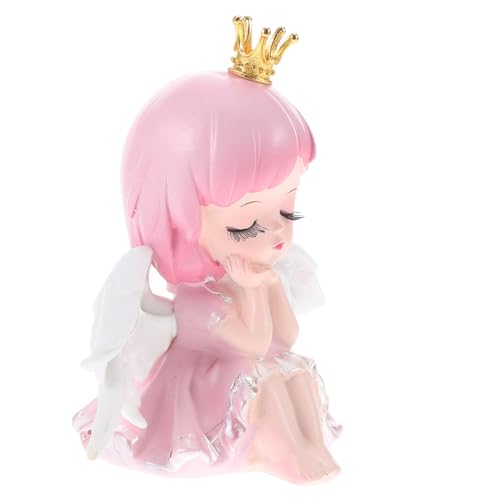 HEALSOPTHY Niedlicher Mädchen Cake Topper Tortendeko Fee Mädchen Cake Ornament für Geburtstagsfeier Shower Rosa Kuchen Dekoration Süßes Backzubehör Desktop Schmuck HEALSOPTHY Niedlicher Mädchen Cake Topper Tortendeko Fee Mädchen Cake Ornament für Geburtstagsfeier Shower Rosa Kuchen Dekoration Süßes Backzubehör Desktop Schmuck von HEALSOPTHY