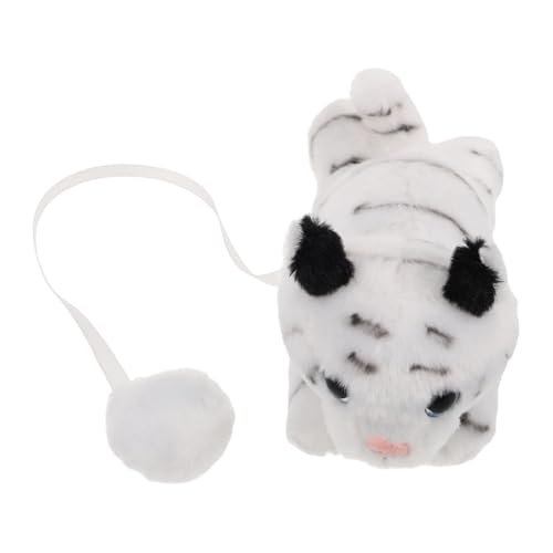 HEALSOPTHY Niedliches Weißes Tiger Plüschtier mit Schultermagnet Weiches Kuscheltier als Verspieltes Kostümzubehör und Accessoire für Cosplay Tierpartys und Alltagsoutfits HEALSOPTHY Niedliches Weißes Tiger Plüschtier mit Schultermagnet Weiches Kuscheltier als Verspieltes Kostümzubehör und Accessoire für Cosplay Tierpartys und Alltagsoutfits von HEALSOPTHY