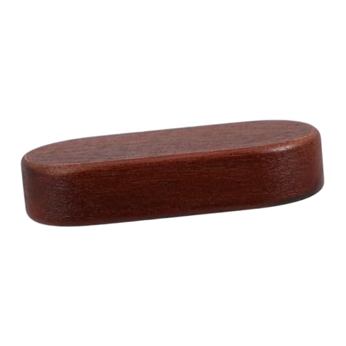 HEALSOPTHY Ovaler Schwarzer Walnuss holzblock Unbehandeltes DIY Holzblock basis für Modellautos Vielseitig für Schnitzarbeiten Bastelprojekte und Elegante Heimdekoration Stabile von HEALSOPTHY