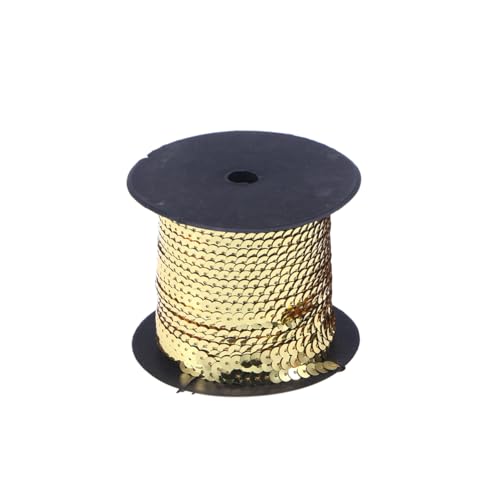 HEALSOPTHY Paillette Applikationsband Flachen Glitzersequins für Diy Bekleidung Yards Rolle Lichtgold für Hochzeiten Hüte und Textile Kunstprojekte HEALSOPTHY Paillette Applikationsband Flachen Glitzersequins für Diy Bekleidung Yards Rolle Lichtgold für Hochzeiten Hüte und Textile Kunstprojekte von HEALSOPTHY