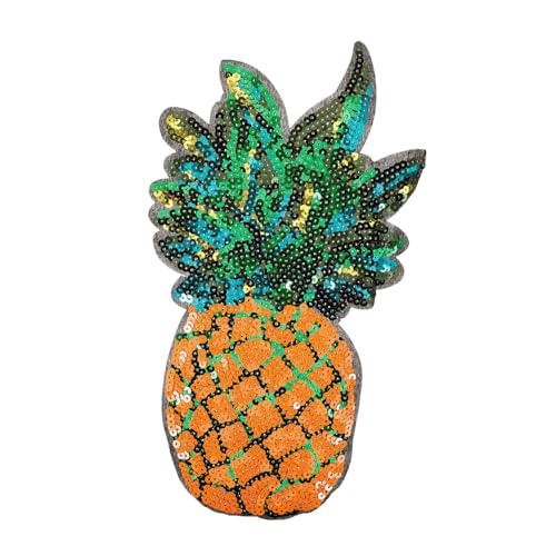 HEALSOPTHY Pailletten Aufnäher Ananas Form Bestickter Patch zum Aufnähen und Aufbügeln für Kleidung DIY Mantel Hut Jeans Dekoration HEALSOPTHY Pailletten Aufnäher Ananas Form Bestickter Patch zum Aufnähen und Aufbügeln für Kleidung DIY Mantel Hut Jeans Dekoration von HEALSOPTHY