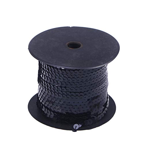 HEALSOPTHY Pailletten Spitzenband für Diy Bekleidung Elastisches Dekorationsband Schwarz Yards Rolle für Bastelprojekte HEALSOPTHY Pailletten Spitzenband für Diy Bekleidung Elastisches Dekorationsband Schwarz Yards Rolle für Bastelprojekte von HEALSOPTHY