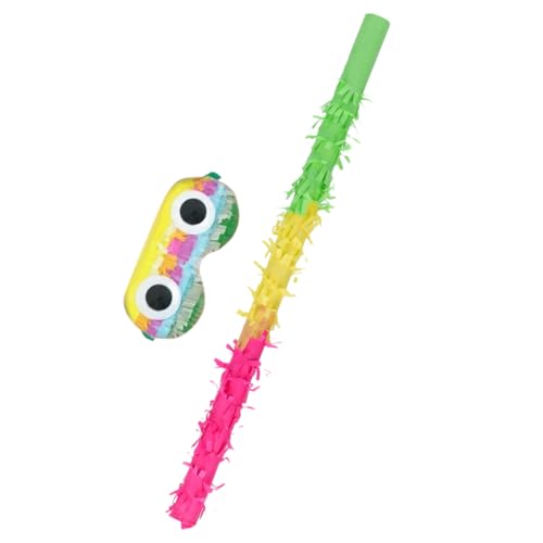 HEALSOPTHY Party Pinata mit und Augenbinde Bunte Deko und Geburtstagsfeier Zubehör für Erwachsene Lustiges für Feierlichkeiten und Festlichkeiten HEALSOPTHY Party Pinata mit und Augenbinde Bunte Deko und Geburtstagsfeier Zubehör für Erwachsene Lustiges für Feierlichkeiten und Festlichkeiten von HEALSOPTHY