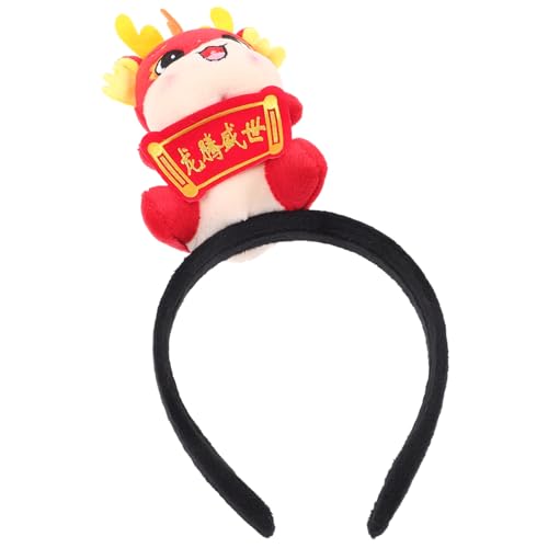 HEALSOPTHY Plüsch Drachen Haarband Jahr Des Drachen Stirnband Chinesisches Neujahr Kopfschmuck Festliche Party Haarreif Geschenk HEALSOPTHY Plüsch Drachen Haarband Jahr Des Drachen Stirnband Chinesisches Neujahr Kopfschmuck Festliche Party Haarreif Geschenk von HEALSOPTHY