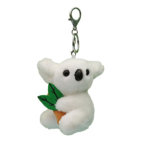 HEALSOPTHY Plüsch Schlüsselanhänger Koala Puppe Anhänger Schlüsselanhänger Kuscheltierhalter Bär Schlüsselanhänger Koala Schlüsselanhänger Hase Plüsch Koala Puppe Süßer Tier von HEALSOPTHY