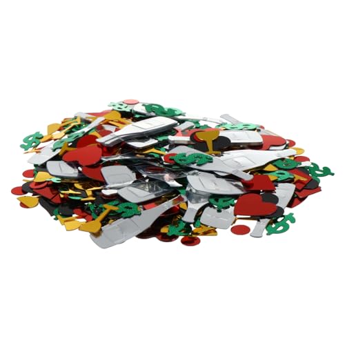 HEALSOPTHY Poker Konfetti Tischdeko Buntes Plastikstreu Las Vegas Party Dekoration Spielkarten für Unvergessliche Feierlichkeiten HEALSOPTHY Poker Konfetti Tischdeko Buntes Plastikstreu Las Vegas Party Dekoration Spielkarten für Unvergessliche Feierlichkeiten von HEALSOPTHY