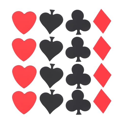 HEALSOPTHY Pokerzubehör Assistentisch Confetti Konfetti Mittelstücke aufdecken streuen Poker-Thema Poker- Nacht funkeln thematisiert bar dekoration Bar decoration Pokerparty-Dekoration von HEALSOPTHY