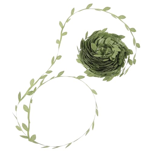 HEALSOPTHY Polyesterband mit Blätterdesign Langlebiges Geschenkband für Schleifen DIY Basteln Geschenkverpackung Hochzeit Valentinstag HEALSOPTHY Polyesterband mit Blätterdesign Langlebiges Geschenkband für Schleifen DIY Basteln Geschenkverpackung Hochzeit Valentinstag von HEALSOPTHY