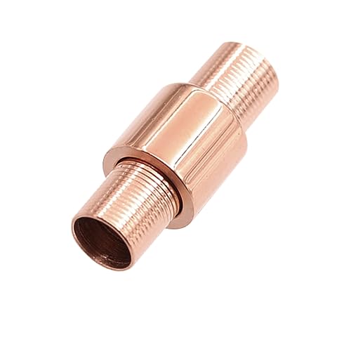 HEALSOPTHY Radschmuckschnalle Armbandverbinder Zubehör zur Schmuckherstellung Schmuckkordelverbinder Magnetverschlüsse Golden von HEALSOPTHY