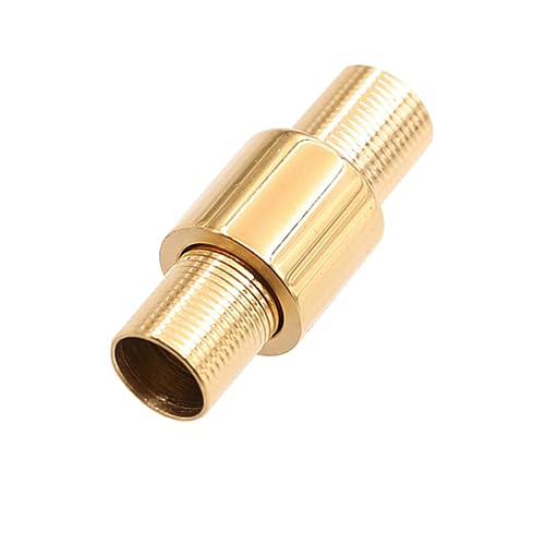 HEALSOPTHY Radschmuckschnalle Magnetverschlüsse Armbandverbinder Zubehör zur Schmuckherstellung Schmuckkordelverbinder Golden von HEALSOPTHY