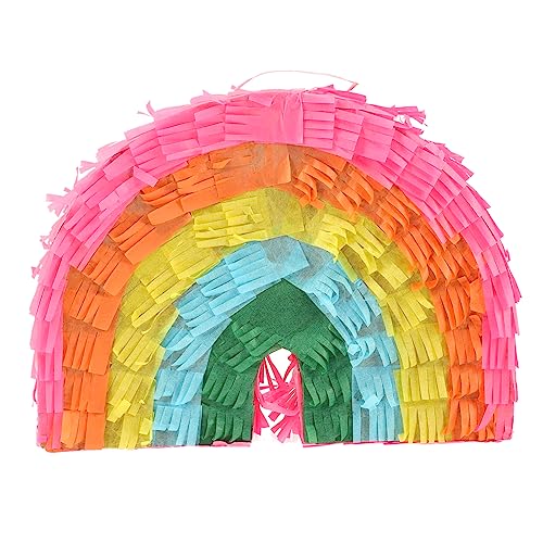HEALSOPTHY Regenbogen Piñata für Kindergeburtstag Partydekoration Füllung mit Süßigkeiten für Feiern Babypartys und Themenveranstaltungen Einzigartiges Design HEALSOPTHY Regenbogen Piñata für Kindergeburtstag Partydekoration Füllung mit Süßigkeiten für Feiern Babypartys und Themenveranstaltungen Einzigartiges Design von HEALSOPTHY