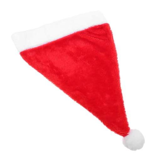 HEALSOPTHY Rote Weihnachtsmütze aus Weichem Plüsch Santa Claus Kostüm Hut und Bequem Festliche Dekoration für Erwachsene für Karneval und Weihnachtsfeier HEALSOPTHY Rote Weihnachtsmütze aus Weichem Plüsch Santa Claus Kostüm Hut und Bequem Festliche Dekoration für Erwachsene für Karneval und Weihnachtsfeier von HEALSOPTHY