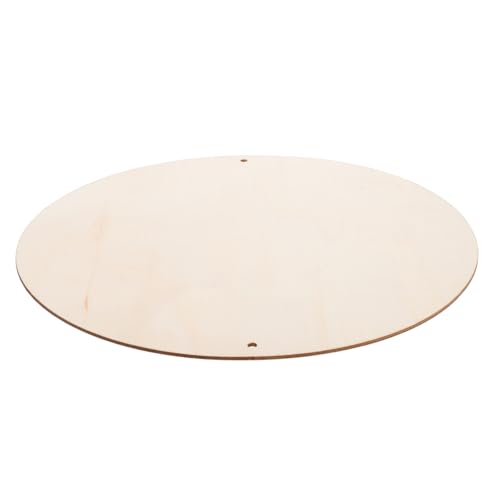 HEALSOPTHY Runde Unbehandelte Holzplatte Leichtes Naturholz DIY Holzbrett für Basteln Malerei Hochzeit Dekoration Holzscheibe für Kreative Handwerksprojekte von HEALSOPTHY
