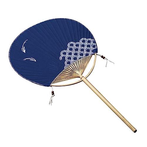 HEALSOPTHY Runder Japanischer Fächer aus Bambus Handfächer mit Feiner Stickerei Elegante Dekoration für Zuhause und Hochzeiten Leicht und Strapazierfähig für Freunde der Japanischen Kultur HEALSOPTHY Runder Japanischer Fächer aus Bambus Handfächer mit Feiner Stickerei Elegante Dekoration für Zuhause und Hochzeiten Leicht und Strapazierfähig für Freunde der Japanischen Kultur von HEALSOPTHY