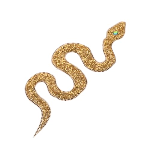 HEALSOPTHY Schlangenförmiger Strass Aufbügler für Kleidung DIY Applikation mit Hotfix Technologie für Shirts Jacken Taschen und Hüte Goldene Rhinestone Patches zur Dekoration und Reparatur HEALSOPTHY Schlangenförmiger Strass Aufbügler für Kleidung DIY Applikation mit Hotfix Technologie für Shirts Jacken Taschen und Hüte Goldene Rhinestone Patches zur Dekoration und Reparatur von HEALSOPTHY