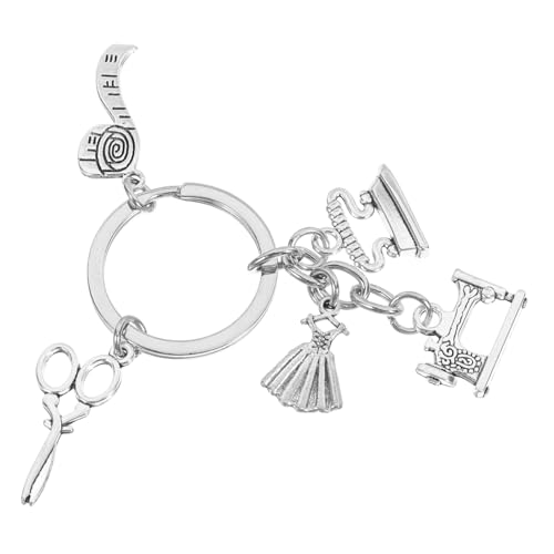 HEALSOPTHY Schlüsselanhänger für mit Nähmaschinen Schere Motiv Langlebig und Dekorativ als für Modedesigner und Stilvoller Rucksack und Taschenanhänger Hochwertiges HEALSOPTHY Schlüsselanhänger für mit Nähmaschinen Schere Motiv Langlebig und Dekorativ als für Modedesigner und Stilvoller Rucksack und Taschenanhänger Hochwertiges von HEALSOPTHY