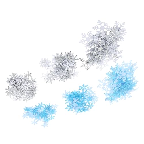 HEALSOPTHY Schneeflocken Konfetti aus Polyester Bunte Tischdeko für Weihnachten Leichte Streudeko für Party DIY Bastelmaterial Vielseitig Verwendbar für Festliche Dekoration HEALSOPTHY Schneeflocken Konfetti aus Polyester Bunte Tischdeko für Weihnachten Leichte Streudeko für Party DIY Bastelmaterial Vielseitig Verwendbar für Festliche Dekoration von HEALSOPTHY