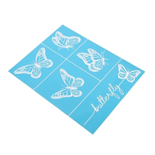 HEALSOPTHY Selbstklebende Schmetterlingsmuster Seidenbildschirm Schablone für DIY Waschbare Netzübertragungsvorlage für Shirt und Stoffmalerei Dekorative Vorlage HEALSOPTHY Selbstklebende Schmetterlingsmuster Seidenbildschirm Schablone für DIY Waschbare Netzübertragungsvorlage für Shirt und Stoffmalerei Dekorative Vorlage von HEALSOPTHY