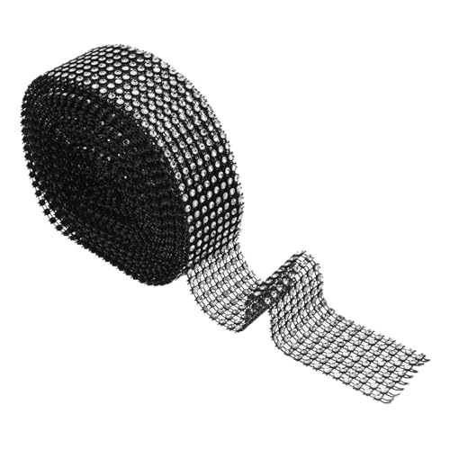 HEALSOPTHY Selbstklebendes Strassband Dekoratives Bastelband mit Glitzersteinen für Kleidung Schuhe Taschen DIY Bastelprojekte Schwarz mit Silber Vielseitig Einsetzbar HEALSOPTHY Selbstklebendes Strassband Dekoratives Bastelband mit Glitzersteinen für Kleidung Schuhe Taschen DIY Bastelprojekte Schwarz mit Silber Vielseitig Einsetzbar von HEALSOPTHY